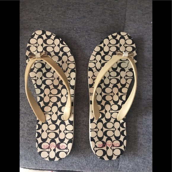 Coach Shoes - Coach flip flops